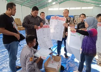Surat Suara Pemilihan DPRD Tiba di Kabupaten Kediri