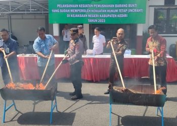 Pemusnahan Barang Bukti di Akhir Tahun, Kasus Narkoba Masih Dominan