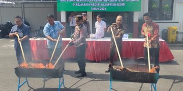 Pemusnahan Barang Bukti di Akhir Tahun, Kasus Narkoba Masih Dominan