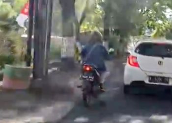 Polisi Batu Selidiki Aksi Menjijikkan Laki-laki Pamer Kelamin di Atas Motor