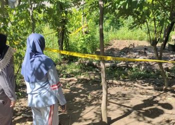 Lokasi penemuan mayat di Banyakan Kediri.  Foto: Bacaini/AK Jatmiko