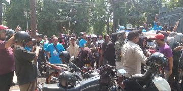 Demo di Balai Kota Kediri, 2 LSM Nyaris Bentrok