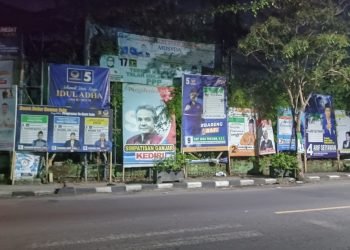 Bandel, Ratusan APK di Kota Kediri Dieksekusi Petugas