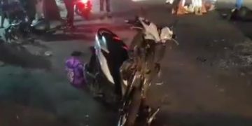 Kecelakaan Adu Banteng di Kediri, Seorang Pemuda Tewas