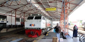 Aktivitas penumpang di Daop 7 Madiun. (foto/ist)