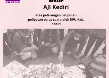 Pernyataan Sikap AJI Kediri Atas Larangan Meliput Kegiatan Penyortiran Surat Suara