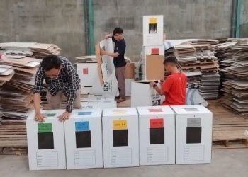3.424 Kotak Suara Pemilu 2024 di Kota Kediri Ditarget Selesai 6 Hari, Bisa?
