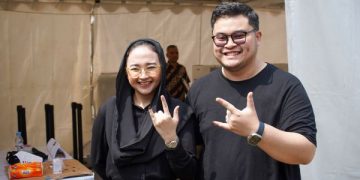 Harapan Putra Pramono Anung Usai Gunakan Hak Suara di Kediri. (foto/Bacaini)
