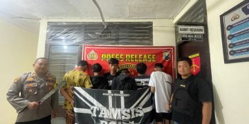 Serang Pemakai Jalan, 6 Remaja Kawanan Gangster Jombang Diringkus. (foto/ist)