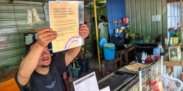 Tekan Golput Pemilu 2024, Mulai Warkop dan Outlet Cepat Saji Kediri Sediakan Makanan Gratis. (foto/Bacaini)
