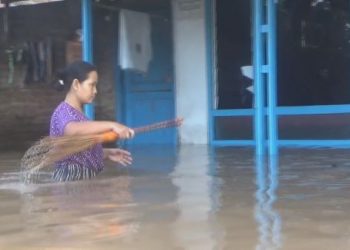Jombang Banjir, Ratusan Rumah Warga Terendam Luapan Sungai