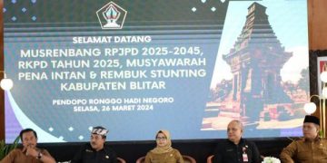 Pemkab Blitar Gelar Musrenbang RKPD 2025, Bupati Rini Syarifah: Penguatan SDM Unggul. (foto/ist)