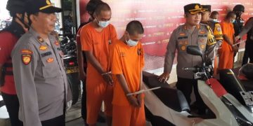 Beringas Gebuki Bocil, 4 Remaja Preman Kampung Trenggalek Lemas Saat Diringkus. (foto/Bacaini)