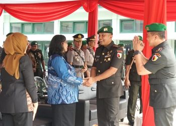 Pj Wali Kota Kediri Hadiri Serah Terima Jabatan Komandan Yonif 521 Dadaha Yodha
