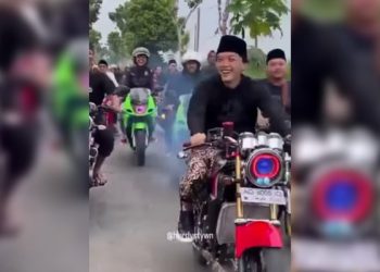 Aksi Gus Iqdam Konvoi Motor Tak Kenakan Helm Ramai di Medsos