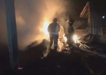 Gudang Kopra di Jombang Ludes Terbakar, Pemilik Alami Kerugian Puluhan Juta