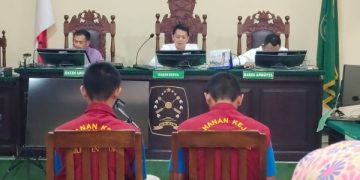 Santri Penganiaya Santri Kediri Hingga Tewas Divonis 6,5 Tahun Penjara. (foto/Bacaini)