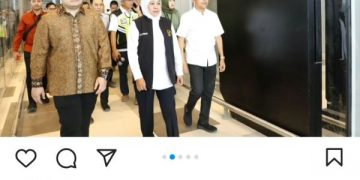 Akun Instagram Khofifah Umumkan Bandara Dhoho Kediri Beroperasi 5 April. (foto: akun IG khofifah.ip)
