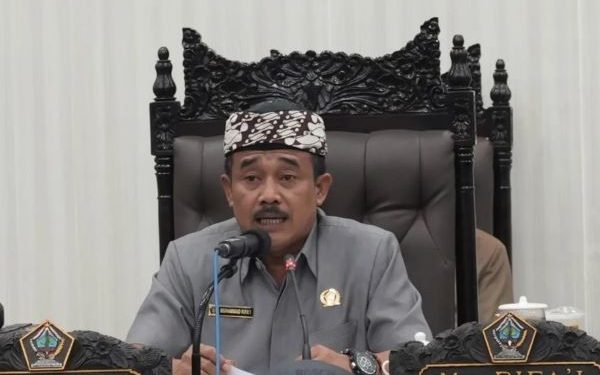 Buntut Prestasi KONI Blitar Jeblok, Dana Hibah Dievaluasi. Foto Wakil Ketua DPRD Kabupaten Blitar M Rifai. (foto/ist)