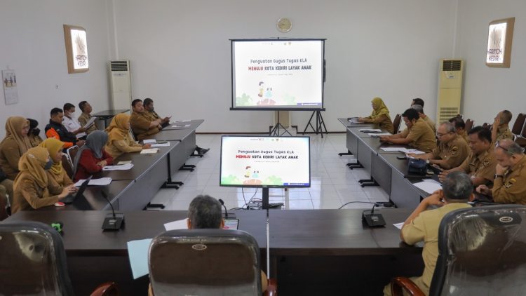 Percepat Wujudkan Kota Kediri Layak Anak, Pemkot Kediri Lakukan Penguatan Gugus Tugas KLA
