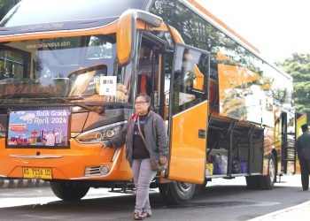 Siapkan 2 Armada Bus, Pemkot Kediri Lepas 100 Penumpang Balik Gratis