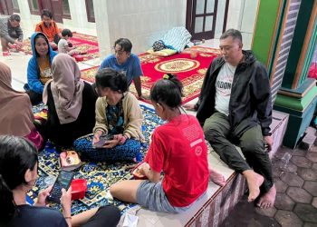 Kota Kediri Diterjang Banjir, 10 KK Mengungsi di Masjid