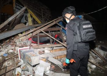 Ledakan Petasan Ratakan Rumah Warga Bangkalan, 1 Tewas dan 2 Kritis