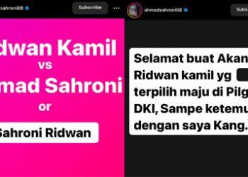 Kemarin Sahroni Tantang Ridwan Kamil, Sekarang Berharap Berduet