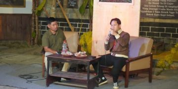 Jadi Narsum Ngaji Ngopi, Mas Ipin Berbagi Pengalaman Pemimpin Muda. (foto/ist)