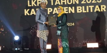 Pemkab Blitar Raih Opini WTP ke-8, Bupati Rini Syarifah: Jadi Pelecut Lebih Baik. Tampak Bupati Blitar Hj Rini Syarifah. (foto/ist)