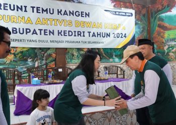 Reuni Purna Aktivis, Mbak Cicha Sebut Momen Berbagi Pengalaman Bangun Gerakan Pramuka Kediri