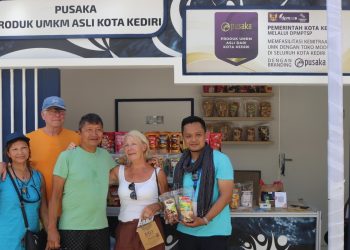 Stan Kuliner Kota Kediri Diserbu Turis Mancanegara di gelaran WWF Ke-10 di  Bali