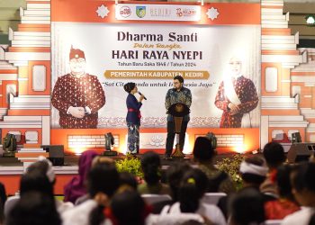 Dharma Santi Nyepi 1946 Saka, Mas Dhito Fasilitasi Kebutuhan Umat Hindu Kediri