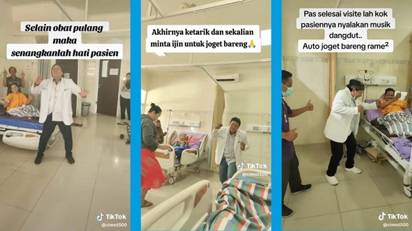 Viral Dokter Bedah Rumah Sakit Ajak Pasiennya Joget Sebelum Operasi ||  bacaini.id - - www.teras.id