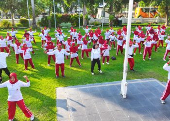 Pj Wali Kota Kediri Zanariah Senam Bersama Yayasan Jantung Indonesia, Dorong Masyarakat Lakukan Gaya Hidup Sehat