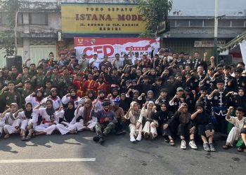 PJ Wali Kota Kediri Ikut Orasi Kebangsaan di CFD Jalan Dhoho