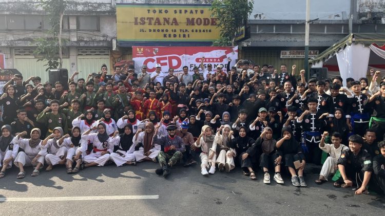 PJ Wali Kota Kediri Ikut Orasi Kebangsaan di CFD Jalan Dhoho