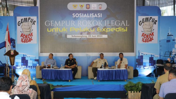 Sosialisasi Gempur Rokok Ilegal Gandeng Perusahaan Jasa Titip dan Ekspedisi, Pj Wali Kota Kediri: Kita Mitigasi Modus Jasa Titip dan Pengiriman Rokok Ilegal