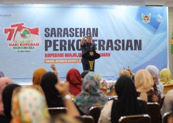 Sarasehan Perkoperasian Awali Rangkaian Peringatan HARKOPNAS Ke 77 di Kota Kediri