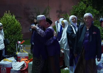 Jamaah Haji Kabupaten Kediri Tiba di Kampung Halaman