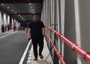 Mas Dhito Cek Kesiapan Jembatan Jongbiru Jelang Difungsikan