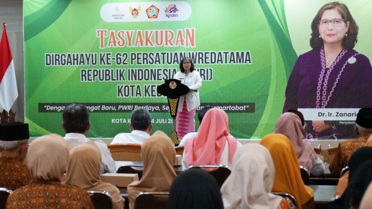 Hadiri Tasyakuran HUT ke-62 PWRI, Pj Wali Kota Kediri Harapkan PWRI Beri Masukan Untuk Pembangunan Kota Kediri