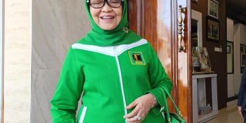 Fix Pasangan Lagi, Mundjidah-Sumrambah Diusung Koalisi PDIP Demokrat PPP. (foto/Bacaini)