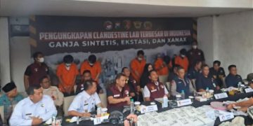 Kantor EO di Malang Ternyata Pabrik Narkoba Sintetis Terbesar di Indonesia. (foto/ibacaini)