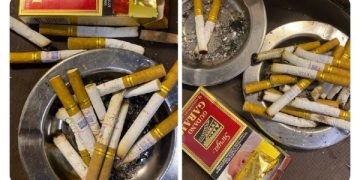 Viral Perokok “Sombong” Bikin Geram Karyawan Kafe dan Warganet. (foto/tangkapan layar)