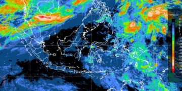 BMKG Ramalkan Hujan Lebat Sepekan, Tapi Belum Mampir ke Jawa.( foto: bmkg.go.id)