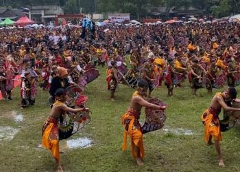 Tarikan Turonggo Yakso, 2.708 Penari Trenggalek Pecahkan Rekor MURI