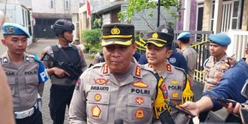 Terduga Teroris di Kota Batu Siapkan Bom Bunuh Diri?. Foto Kabid Humas Polda Jatim Kombes Pol Dirmanto. (foto/Bacaini)