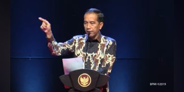 Tangkapan layar saat Jokowi membuka Rakornas Indonesia Maju. Foto : youtube Sekretariat Presiden