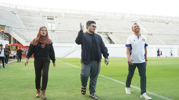 Perdana Digunakan Latihan Persik, Mas Dhito Sebut Perencanaan Tahap 2 Stadion GDJ Selesai Agustus